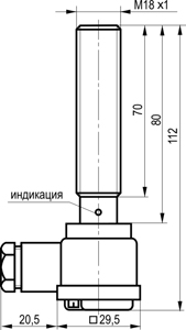 Габариты OX AT42A-32P-4000-LZ